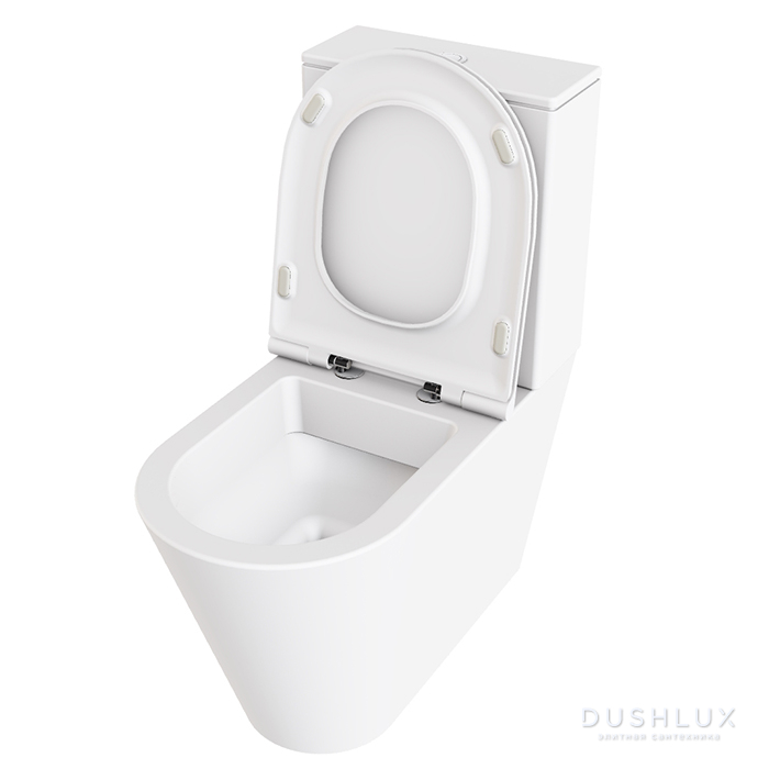 Фото Azzurra Forma Унитаз-моноблок 68x37x83.5см., безободковый, цвет: белый