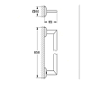Grohe Allure Brilliant, Держатель для банного полотенца, 60см, подвесная, цвет: хром