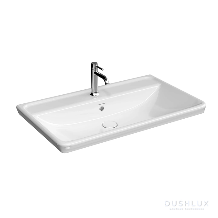 Фото Kerama Marazzi Elegance Раковина 80см., подвесная, 1 отв., цвет: белый глянцевый