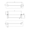 Gessi Rilievo Полотенцедержатель, 30 см, цвет: Black XL