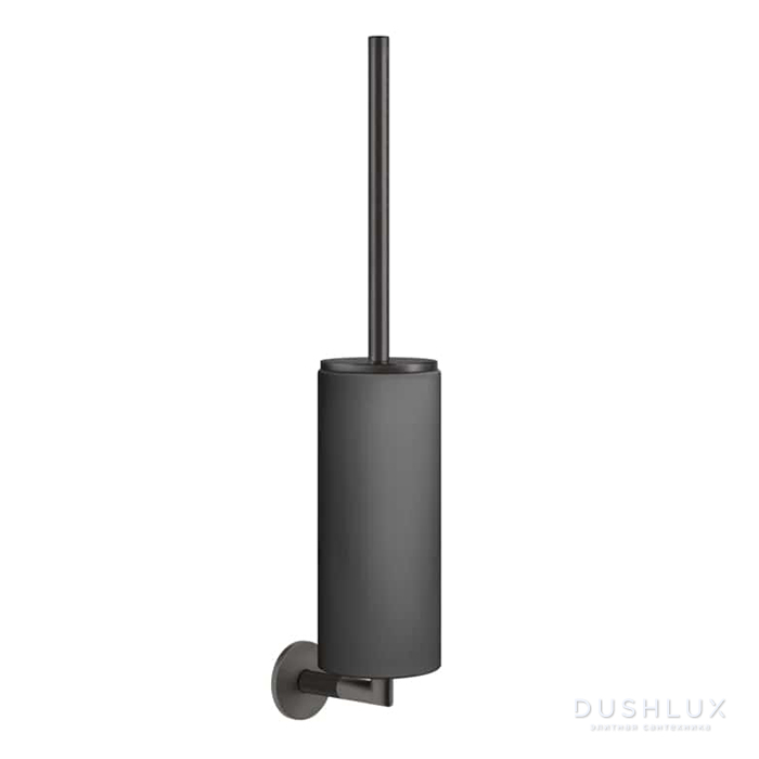Фото Gessi Ingranaggio Туалетный ёршик, подвесной, цвет: Black Metal Brushed PVD