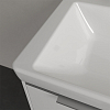 Villeroy&Boch Subway 3.0 Раковина 60х47х16.5см., 1 отв., подвесная, с антигрязевым покрытием CeramicPlus, с переливом, цвет: альпийский белый