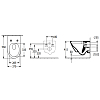 Villeroy&Boch Subway 3.0 Унитаз 37х56х36см., подвесной, TwistFlush, цвет: альпийский белый