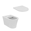 Ideal Standard La Dolce Vita Сиденье с крышкой, с функцией плавного закрытия, дюропласт, тип wrapover, легкосъемное, цвет: белый