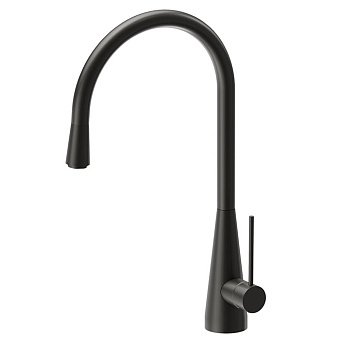 Newform Ycon Смеситель для кухни, на 1 отв., круглый излив, цвет: carbon