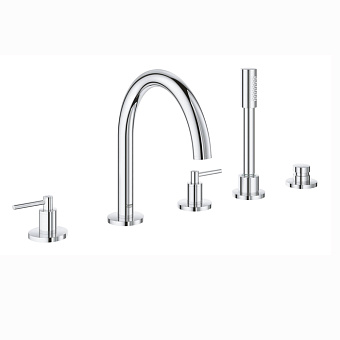 Grohe Atrio New Смеситель на борт ванны, 5 отв., цвет: хром
