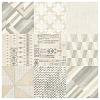 Mutina Azulej Керамогранит 20x20см, универсальный, глазурованный, цвет: mix bianco