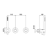 Treemme 3.6mm Смеситель для ванны с ручным душем, встраиваемый, цвет: нержавеющая сталь