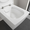 Villeroy&Boch Memento 2.0 Унитаз 37.5х56х34.5см., подвесной, безободковый, с сиденьем, цвет: альпийский белый