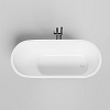 Salini Ornella KIT Встраиваемая ванна 170x80x60см, овальная, материал: S-Sense, цвет: глянцевый белый