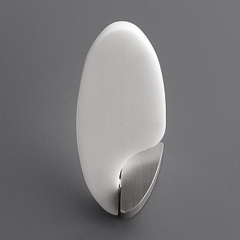 CEA Design ZIQQ Верхний душ 8см, настенный, регулируемый, 1 режим, Rain jet, Delrin®, цвет: нержавеющая сталь