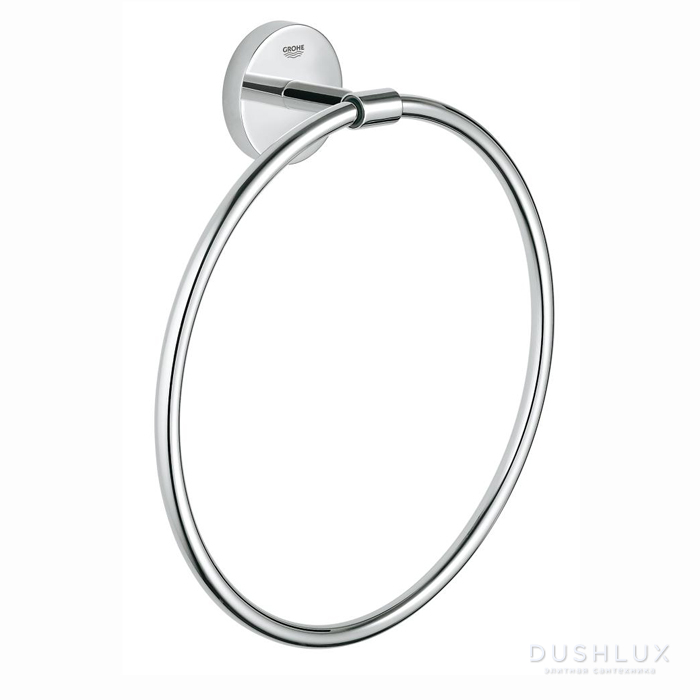Фото Grohe BauCosmopolitan, Кольцо для полотенца 21см., подвесной, цвет: хром
