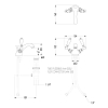 Devon&Devon Dandy Смеситель для раковины, цвет: золото