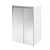 Kerama Marazzi Cristallo Душевая дверь 140x210см., раздвижная, с функцией soft close, цвет: брашированный никель