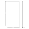 Devon&Devon Élysées Boiserie Керамическая плитка 40x80см, настенная, eb10, цвет: white glossy