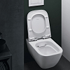 Geberit Smyle Square Унитаз 35х54см., подвесной, безободковый, с крышкой-сиденьем и микролифтом, цвет: белый