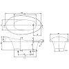Villeroy&Boch Aveo Ванна 190х95х65.5см., встраиваемая, Quaryl®, цвет: альпийский белый
