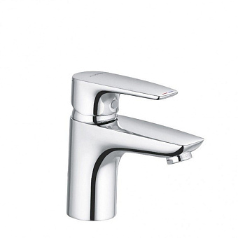 Kludi Pure&Solid Смеситель для раковины, на 1 отв., низкий, цвет: хром
