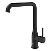 Grohe Essence Смеситель для кухни, высокий, 1 отв., без донного клапана, цвет: фантомный чёрный