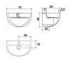 Falper Bowl Раковина 70х50х38.5 см, 1 отв., подвесная, цвет: corten