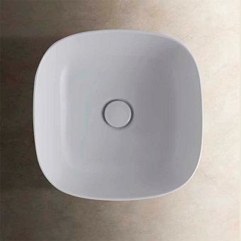 Globo T-Edge Раковина-чаша 38x38x16 см, без отв., на столешницу, цвет: белый