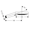 Hansgrohe Raindance Select S Ручной душ 120 3jet (Rain, RainAir, Whirl), EcoSmart, цвет: черный матовый