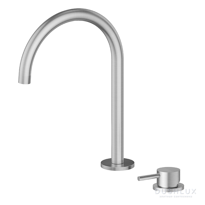Фото Newform X-Steel 316 Смеситель для раковины, цвет: нержавеющая сталь