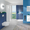 Villeroy & Boch Avento, Шкаф-пенал, подвесной, 2 дверцы, 4 стеклянные полки, размер 35x176x37см., цвет: белый
