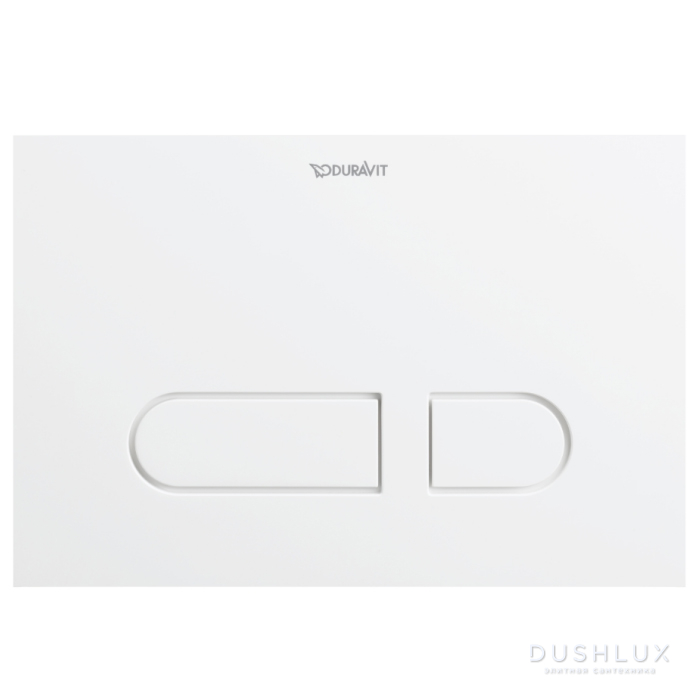 Фото Duravit A.1 Клавиша смыва для унитаза, пластик, цвет: белый