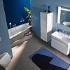 Duravit No.1 Ванна 170x100 см, встраиваемая, вариант левый, цвет: белый