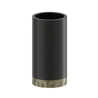 Newform Ionika accessori Настольный стакан, белый композит, цвет: PVD brushed pale gold