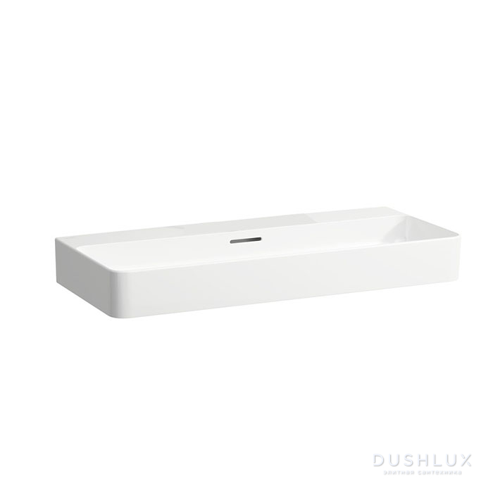 Фото Laufen VAL Раковина 95х42х11.5 см, без отв., цвет: белый