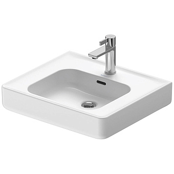Duravit Soleil by Starck Раковина 55x48x14.5 см, подвесная, 1 отв., с переливом, WonderGliss, цвет: белый