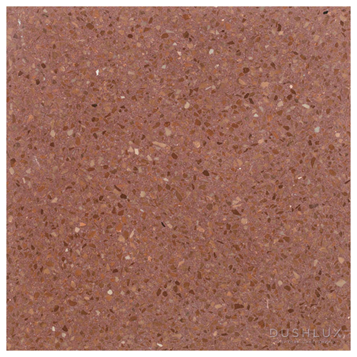 Фото Grandinetti Graniglia Агломератная плитка 60x60см, универсальная, цвет: 104 rosso prugna