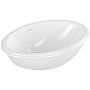 Villeroy&Boch Evana Раковина 50х35х20см., без отв., под столешницу, с переливом, с антигрязевым покрытием CeramicPlus, цвет: альпийский белый