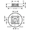 Axor ShowerSolution Верхний душ, Ø 300мм, 2jet, потолочный монтаж, цвет: хром