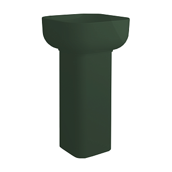 Simas Balloon Раковина 45x45x65см, без отв., с колонной, без перелива, цвет: mirto matt
