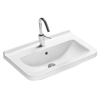 Hatria ЕrikaProQ Раковина подвесная, 60x45см, с 1 отверстием, цвет: белый