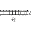 Hansgrohe RainSelect Встраиваемый термостат для душа, 5 источников (внешняя часть), цвет: белый матовый