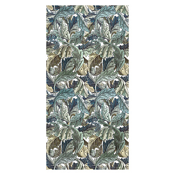 Devon&Devon Decor Slabs Керамогранит 120x240см, универсальная, глазурованнаный, декор: acanthus painted blue