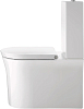 Duravit White Tulip Сиденье с крышкой для унитаза, Softclose, петли хром, цвет: белый