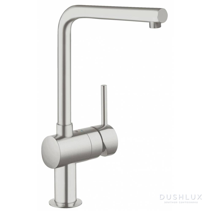 Фото Grohe Minta Смеситель для раковины, на 1 отв., излив: 21см., цвет: нержавеющая сталь