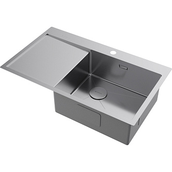 Omoikiri Akisame 86-R Side Кухонная мойка 86x20x51см.,встраиваемая, цвет: нержавеющая сталь