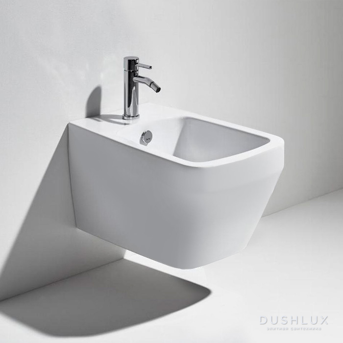 Фото Simas Baden Baden Биде подвесное 56x36см., 1 отв., цвет: белый матовый