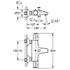 Grohe Grohtherm 800 Термостат для ванны, цвет: хром