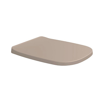 Flaminia Flag Сиденье для унитаза 46х36.5хh2.5см, Soft Close, шарниры хром, цвет: Argilla