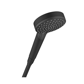 Hansgrohe Vernis Blend Vario Ручной душ d100мм, 2jet (Rain, IntenseRain), EcoSmart, цвет: матовый черный