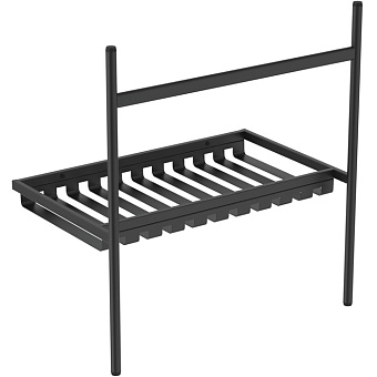 Ideal Standard Conca Рама под раковину, сталь, 76x48.3x81.7см, для раковин 80см, (E224101/E224201/E224301) / (T4362xx/T436501/T436401) / (T460401), цвет: черный матовый