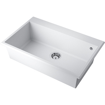 Omoikiri Tedori 79 Кухонная мойка 79x20x51см.,встраиваемая, цвет: белый