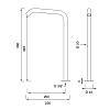 CEA Design MILO360 Излив для раковины 38см., поворотный, цвет: нержавеющая сталь